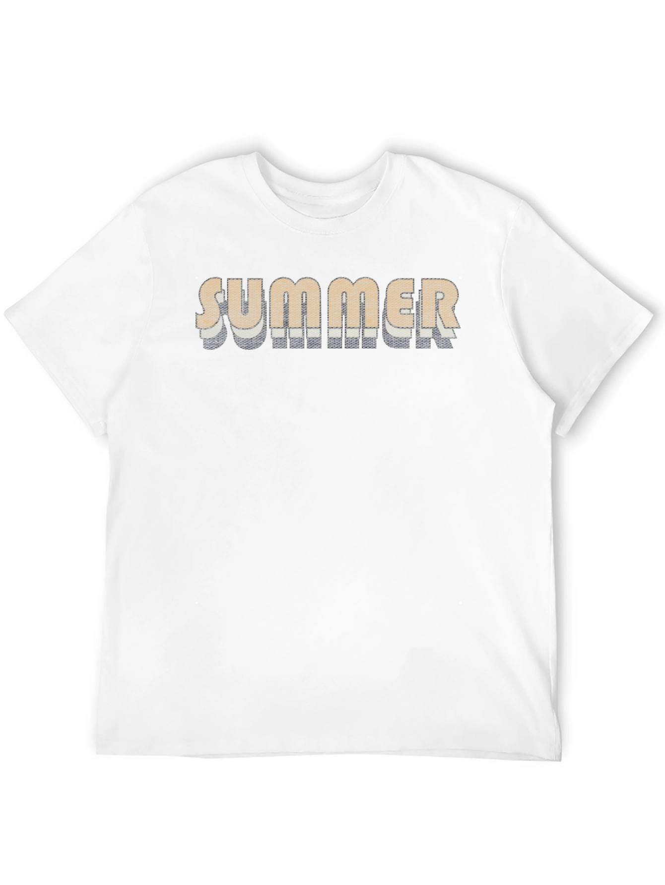 Summer Graphic Print Black T-Shirt