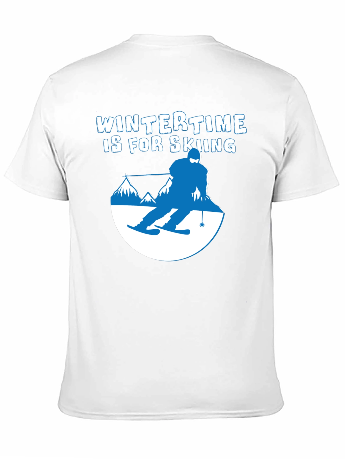 Wintertime Skiing Graphic Tee