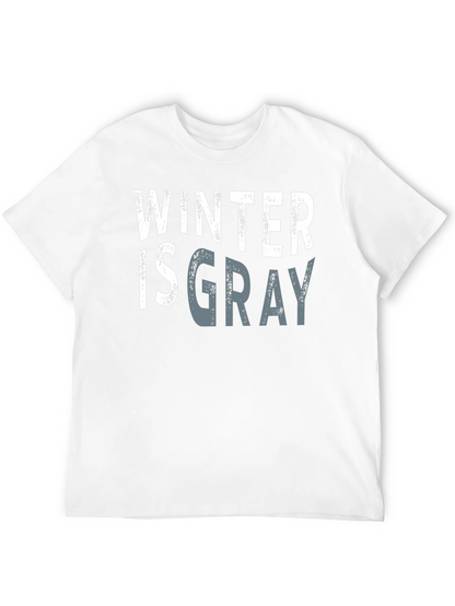 Winter is Gray Graphic Tee - Stylish Unisex T-Shirt