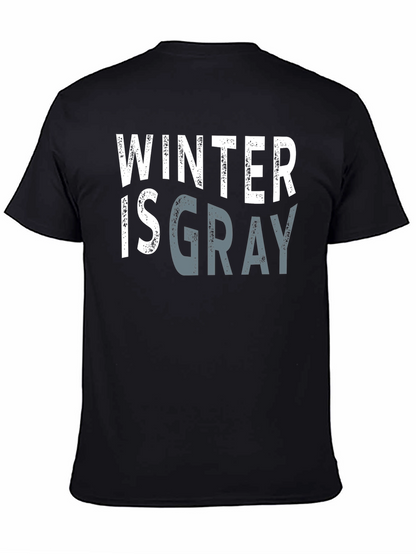 Winter is Gray Graphic Tee - Stylish Unisex T-Shirt