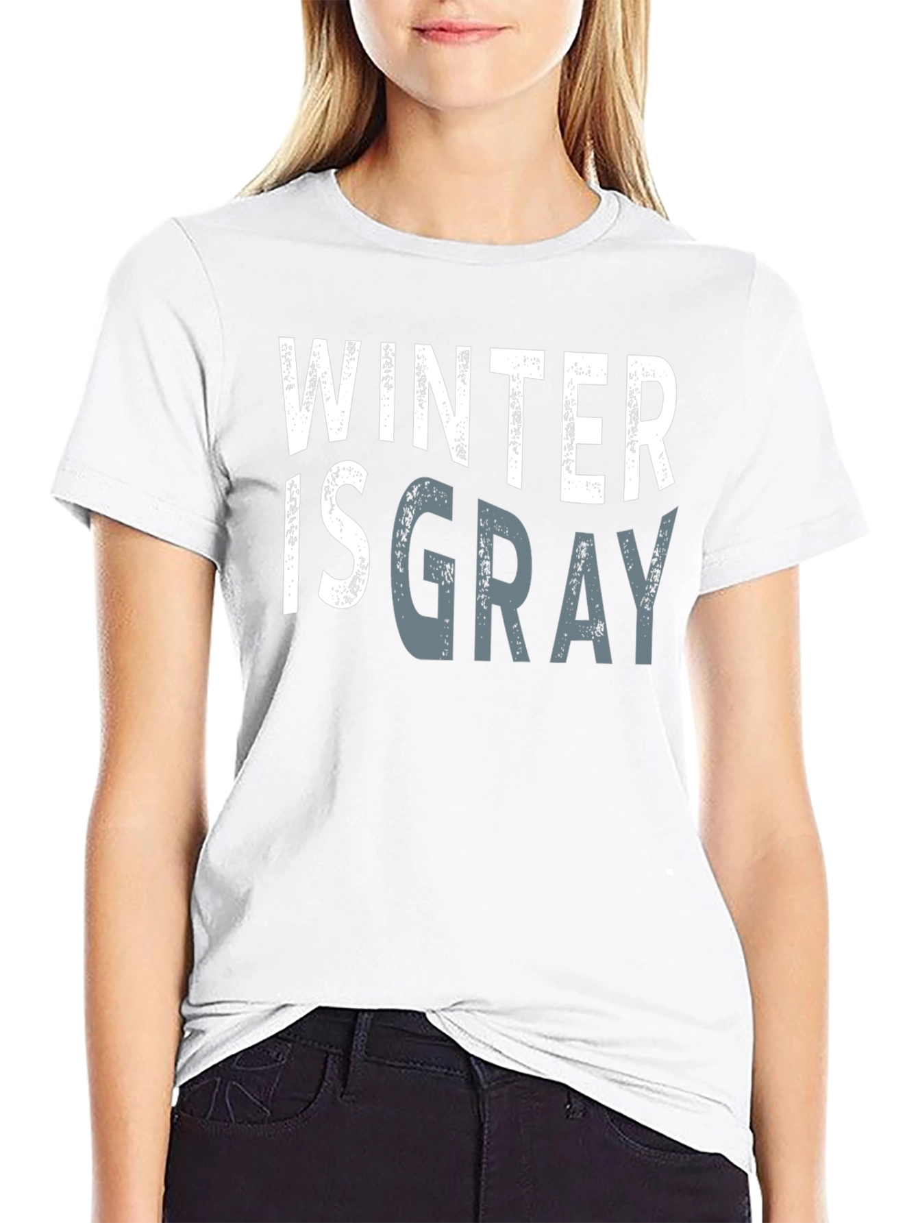 Winter is Gray Graphic Tee - Stylish Unisex T-Shirt
