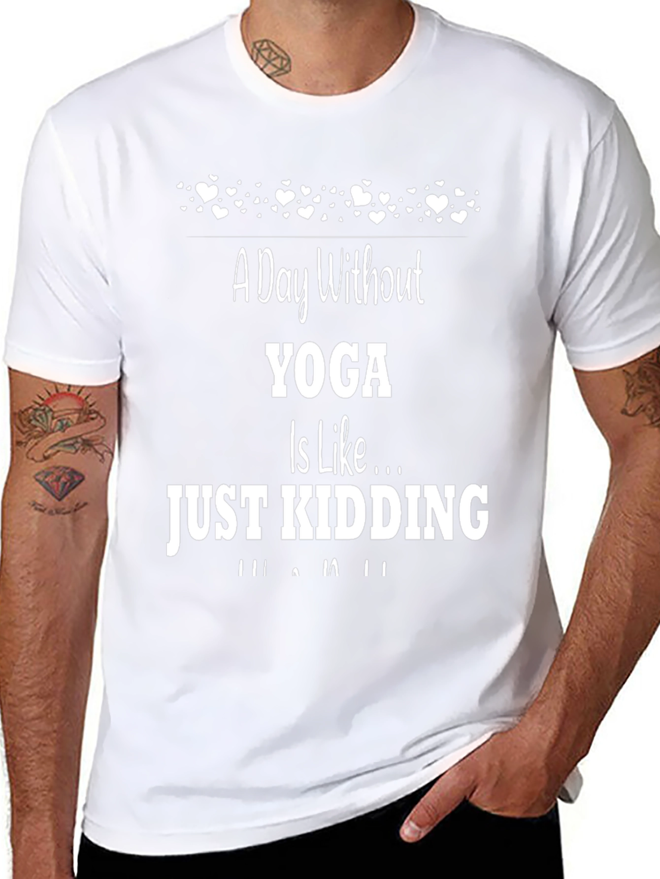 Yoga Humor T-Shirt - A Day Without Yoga...