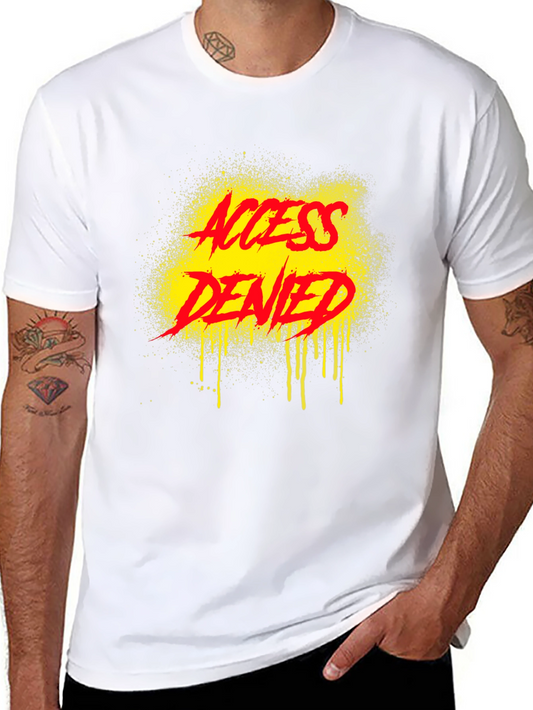 Access Denied Graphic Tee - Bold Streetwear T-Shirt