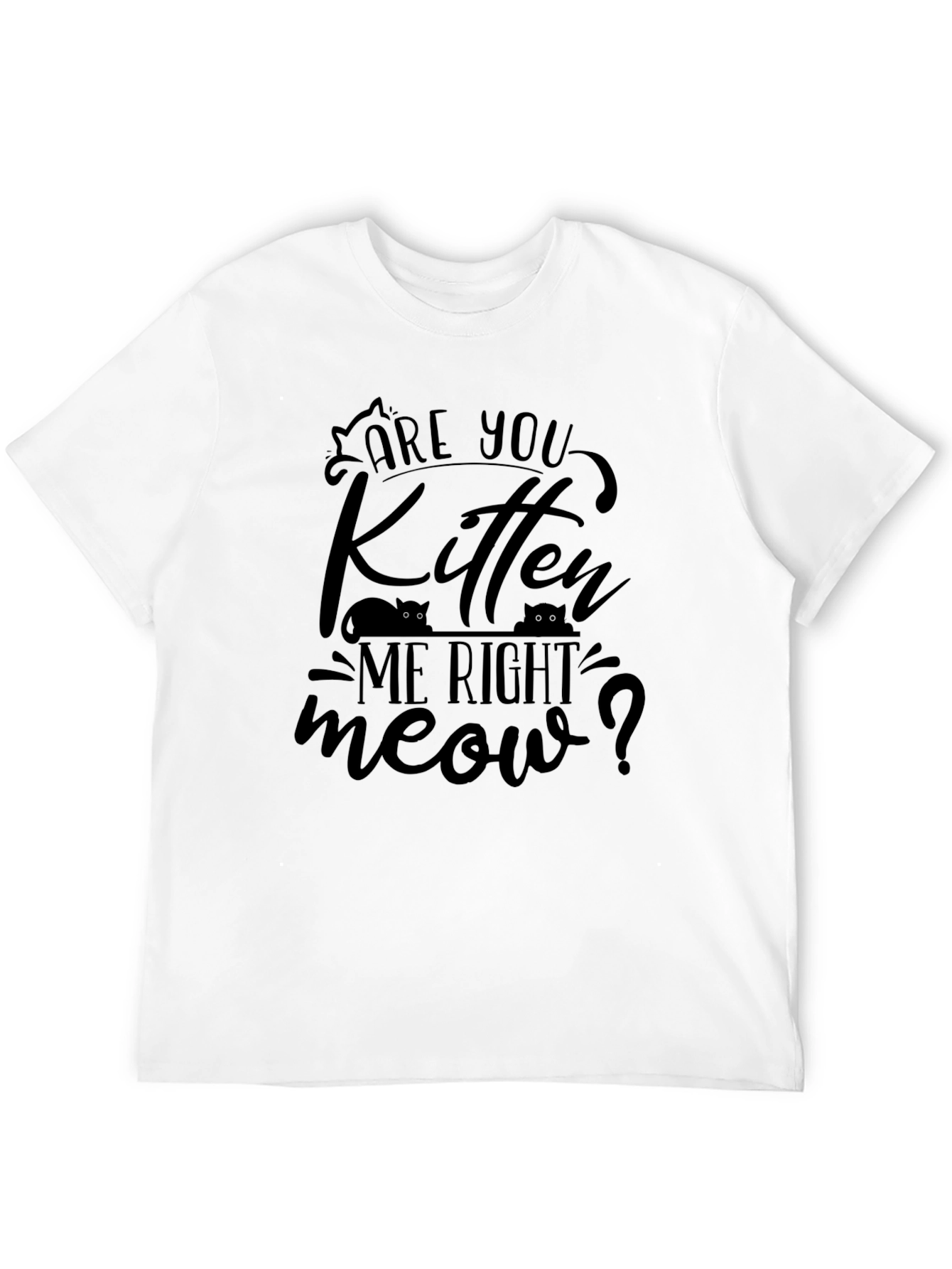 Are You Kitten Me Right Meow T-Shirt