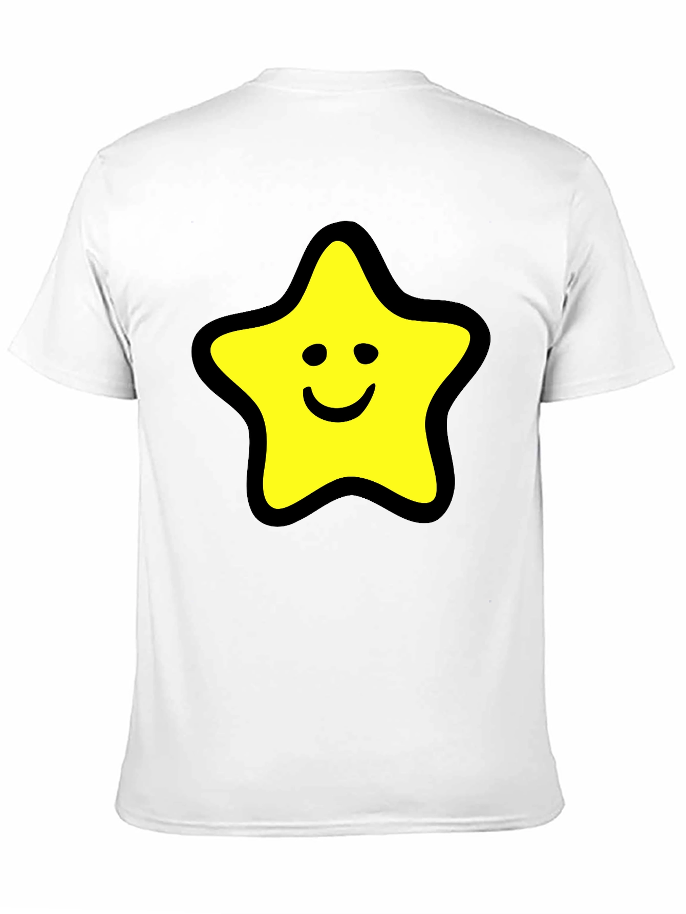 Star Graphic Black T-Shirt - Comfortable Cotton Blend