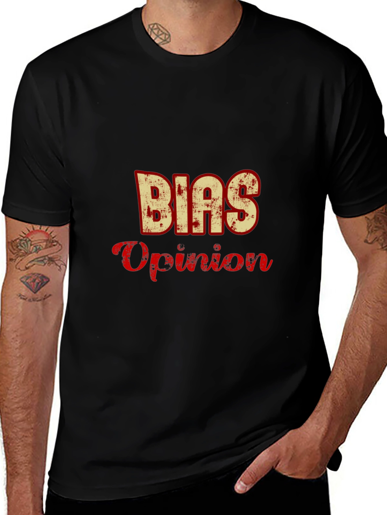 Bias Opinion Graphic T-Shirt