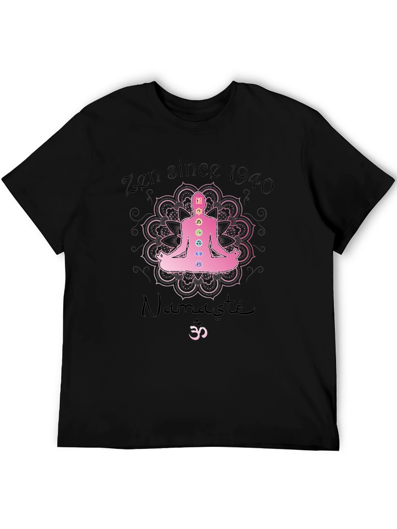 Zen Since 1940 Black Yoga T-Shirt