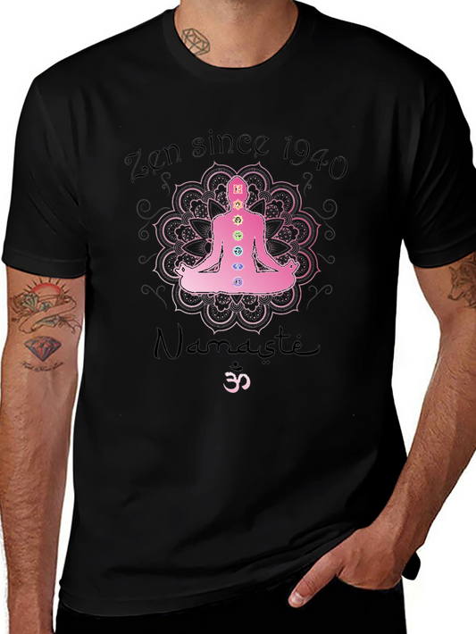 Zen Since 1940 Black Yoga T-Shirt