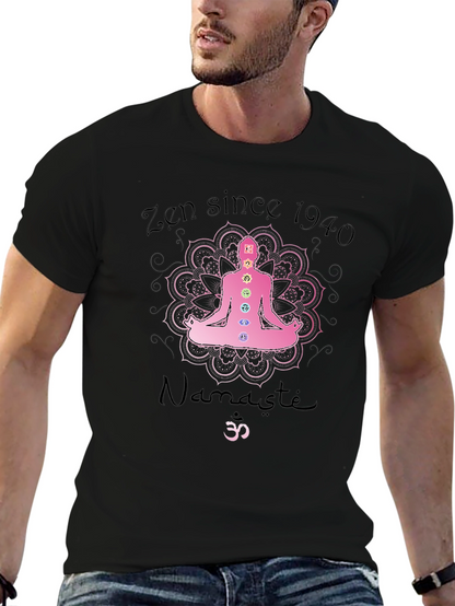 Zen Since 1940 Black Yoga T-Shirt