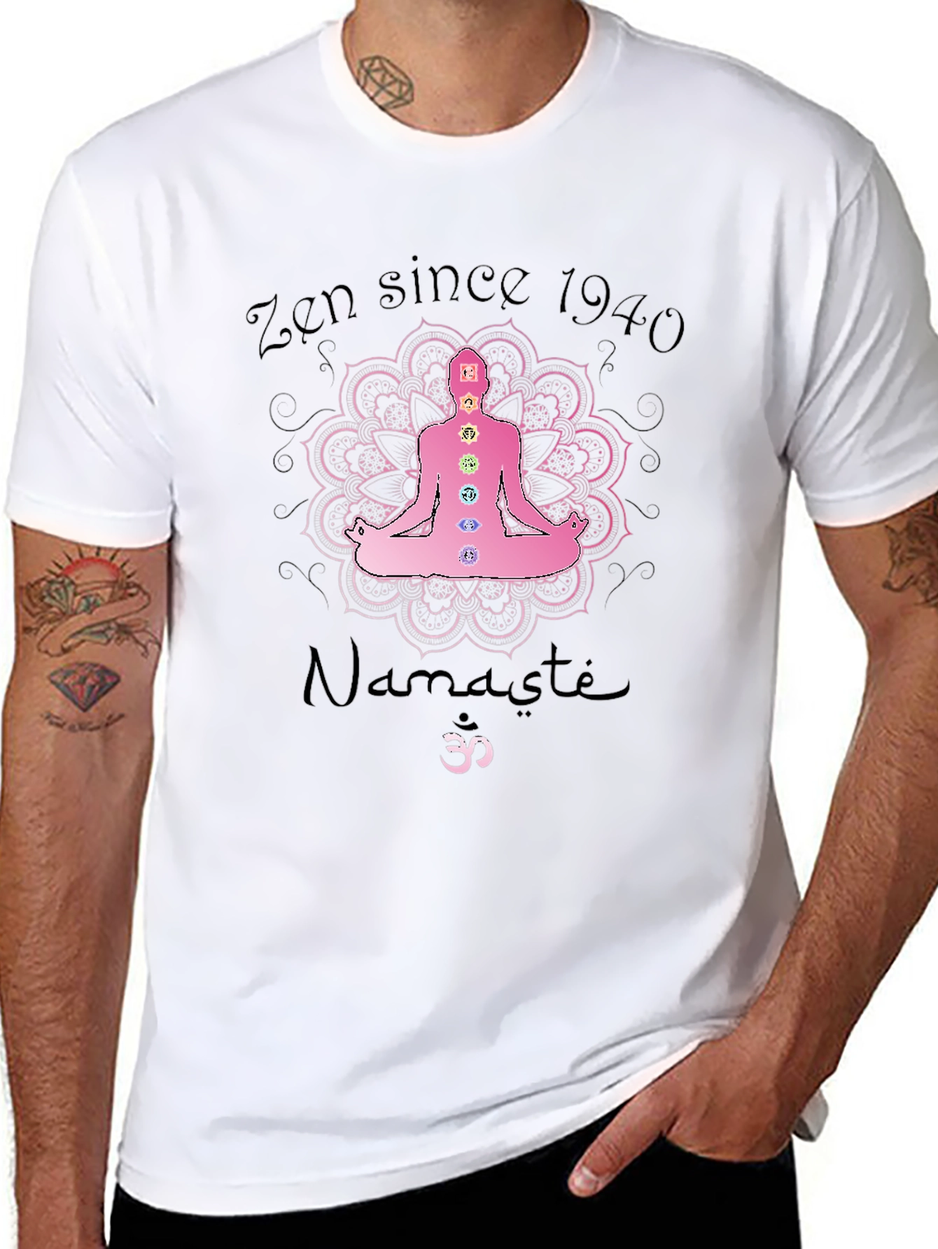 Zen Since 1940 Black Yoga T-Shirt