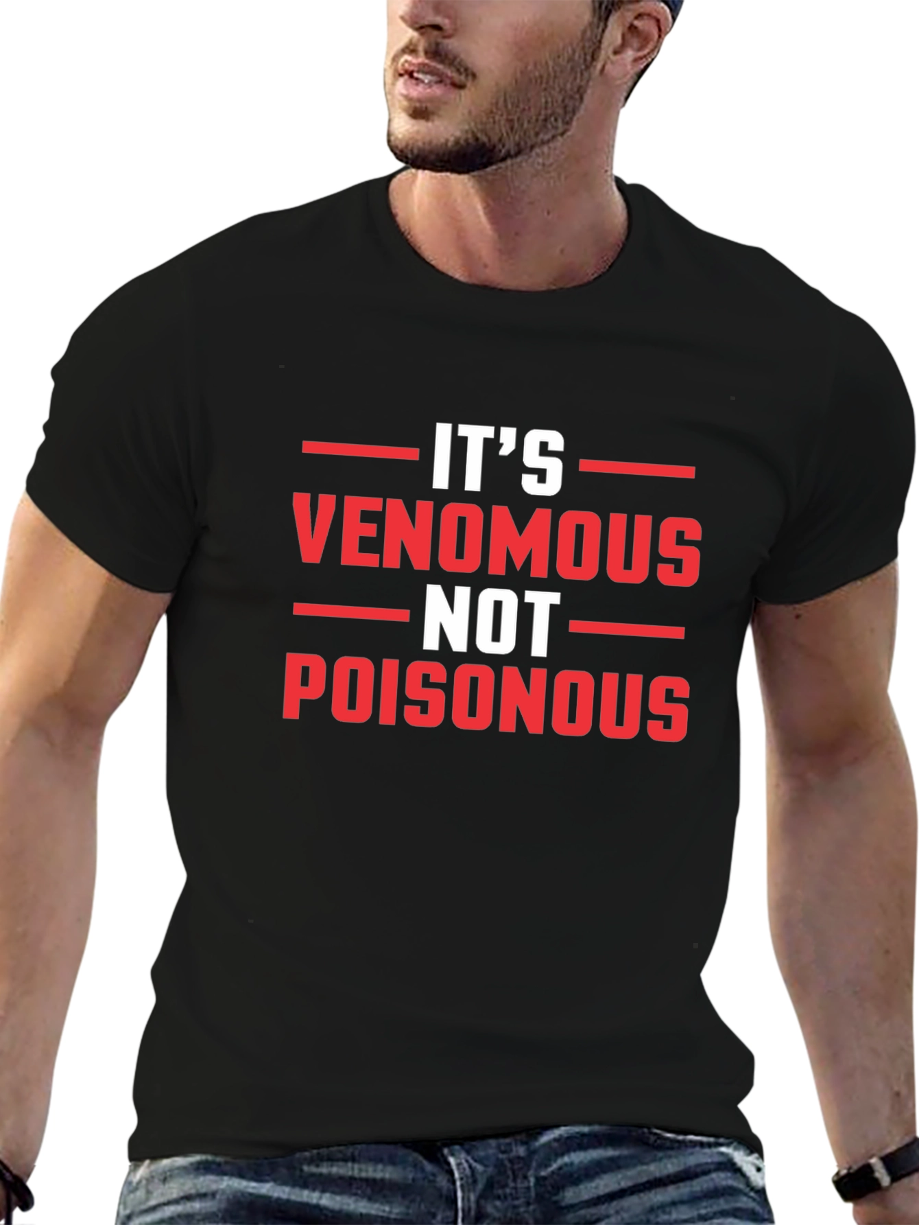 Venomous Not Poisonous Graphic Tee