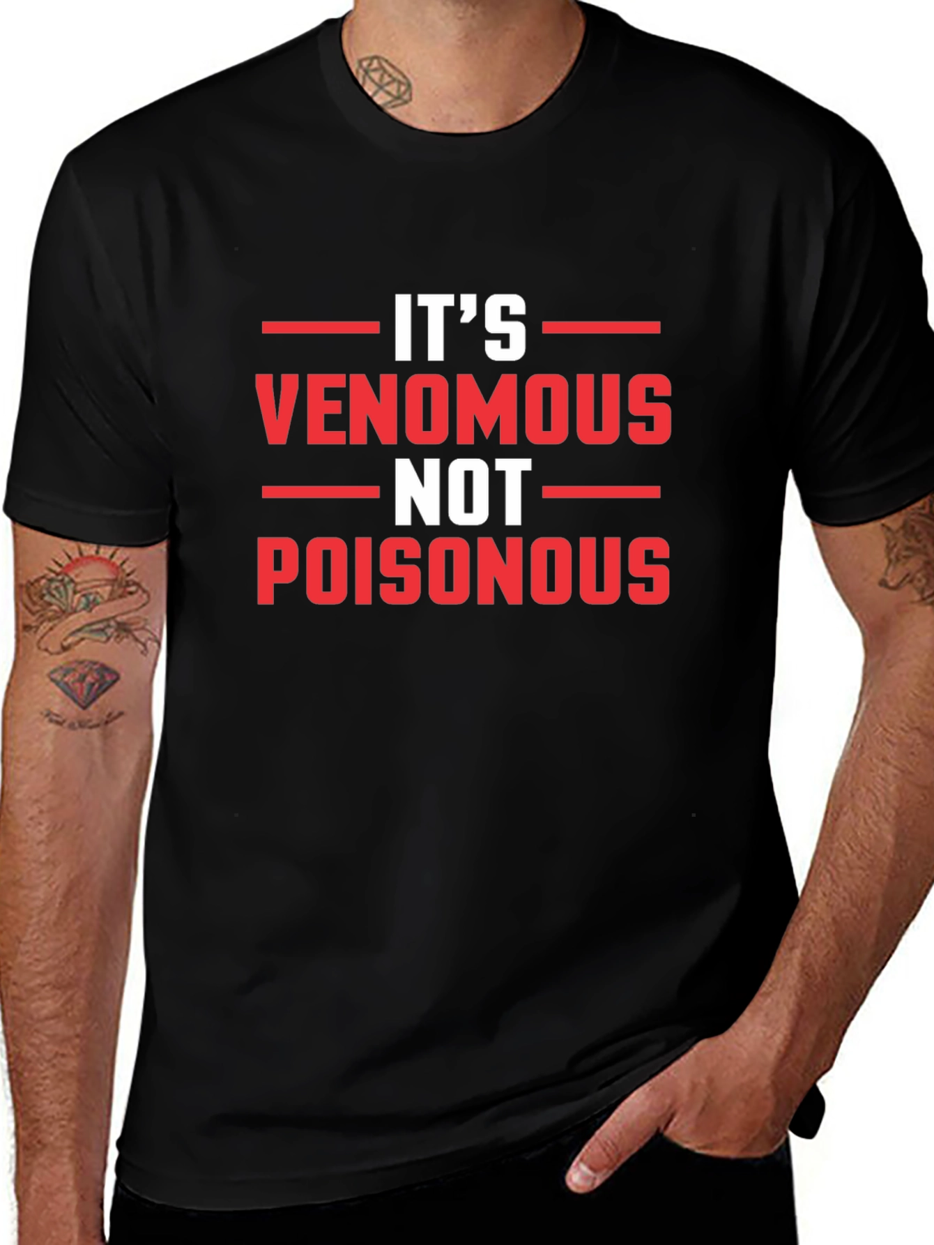 Venomous Not Poisonous Graphic Tee