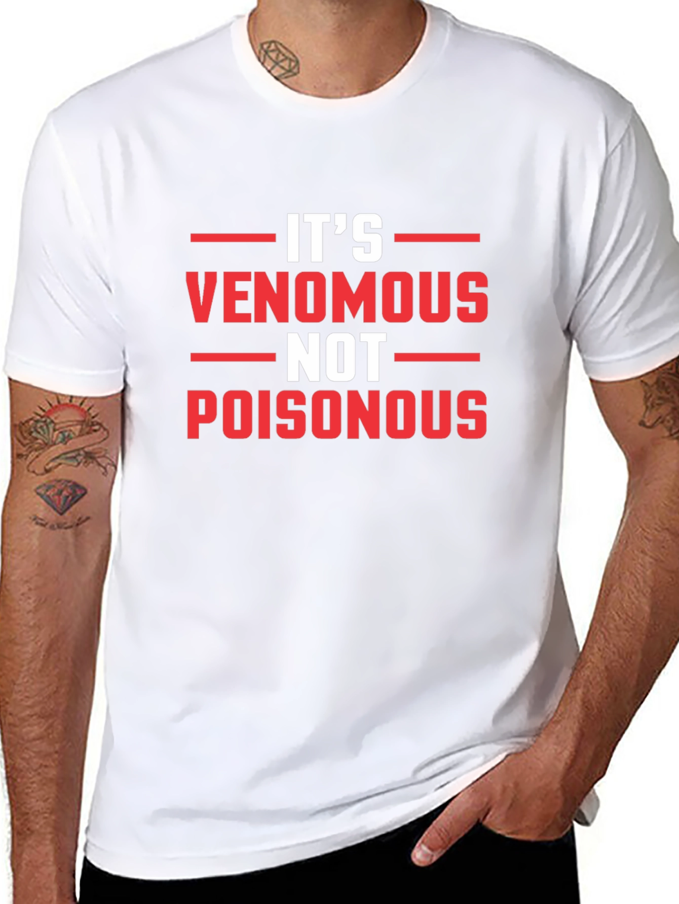 Venomous Not Poisonous Graphic Tee