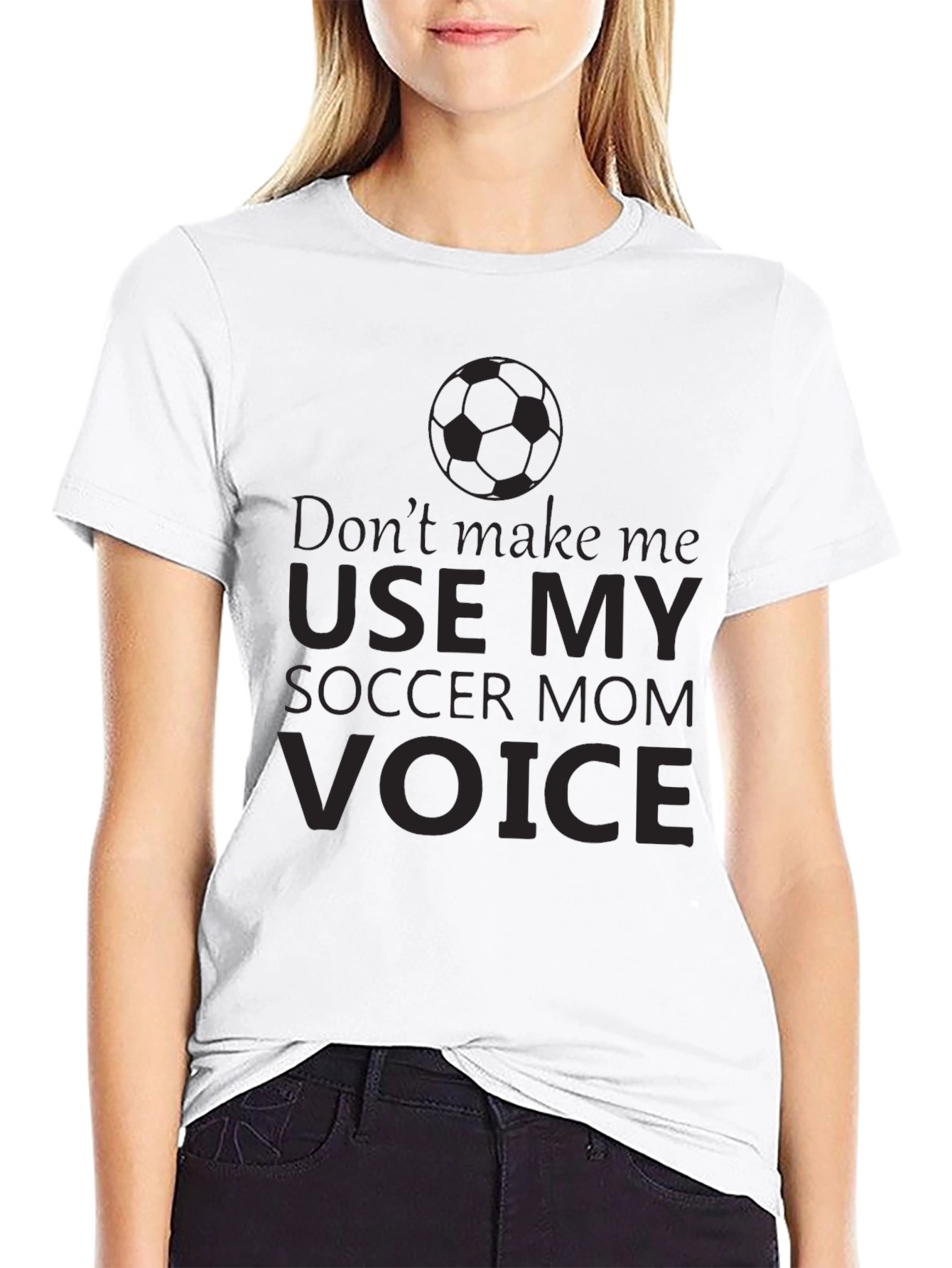 Soccer Mom Voice T-Shirt - Funny Graphic Tee