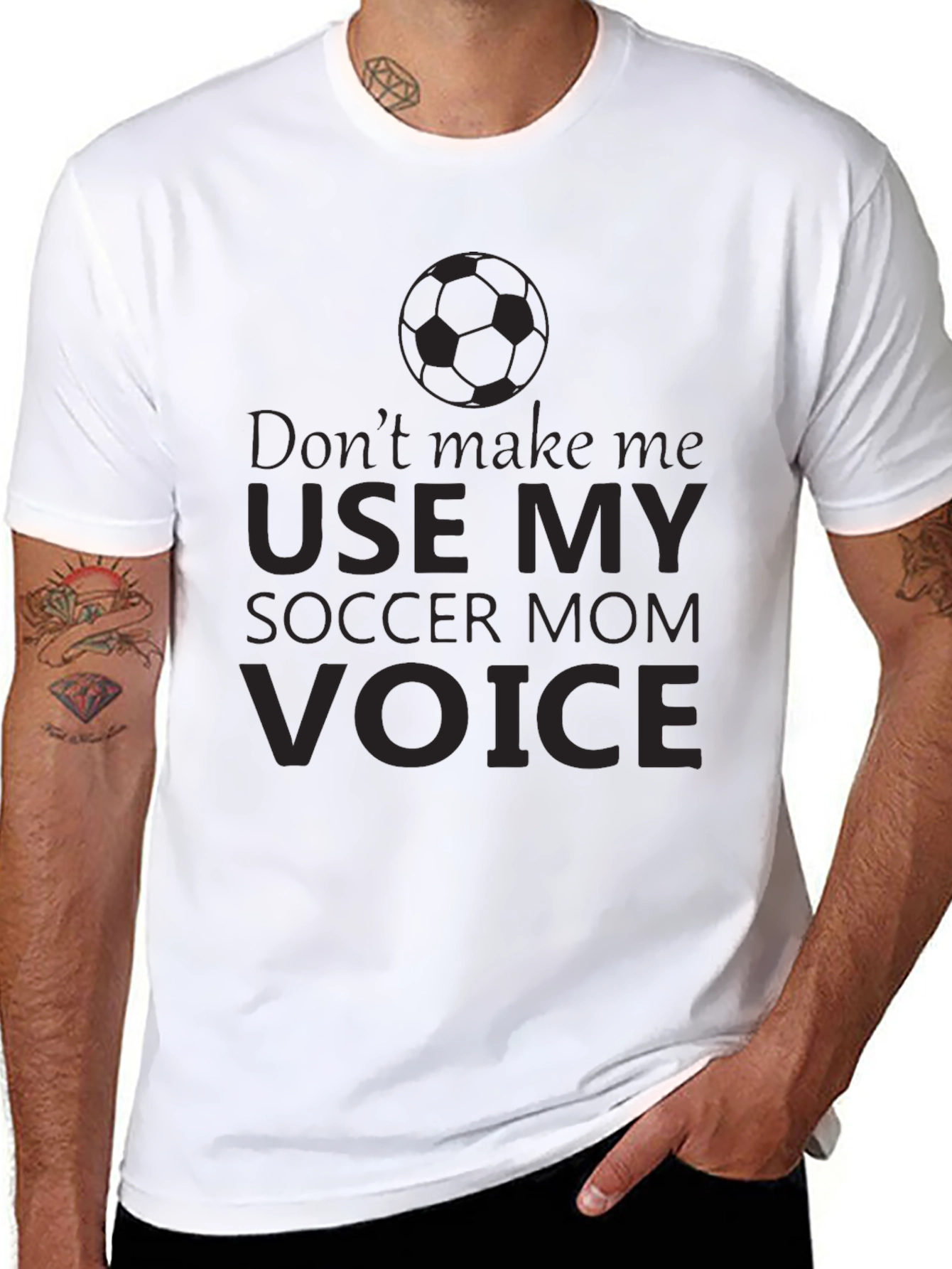 Soccer Mom Voice T-Shirt - Funny Graphic Tee