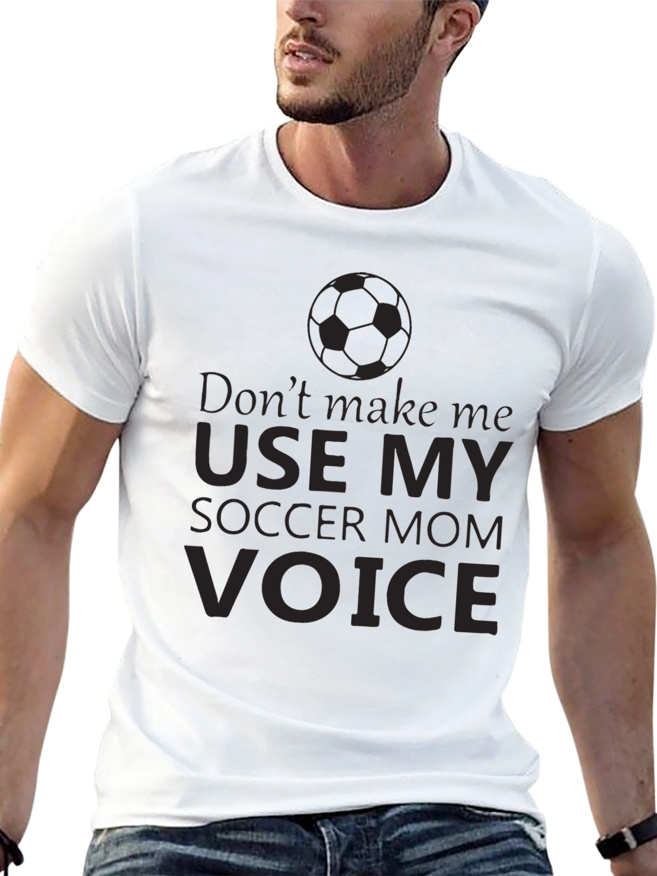 Soccer Mom Voice T-Shirt - Funny Graphic Tee
