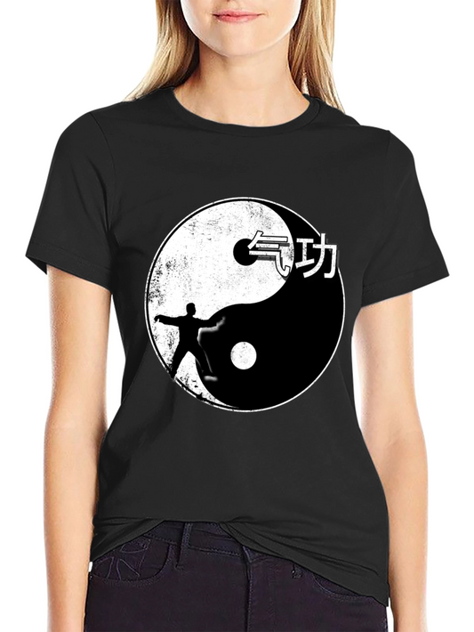 Yin Yang Martial Arts Graphic Tee - Black