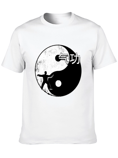 Yin Yang Martial Arts Graphic Tee - Black