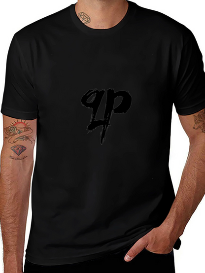 Black QP Graphic Tee - Casual Comfort