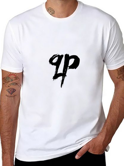 Black QP Graphic Tee - Casual Comfort