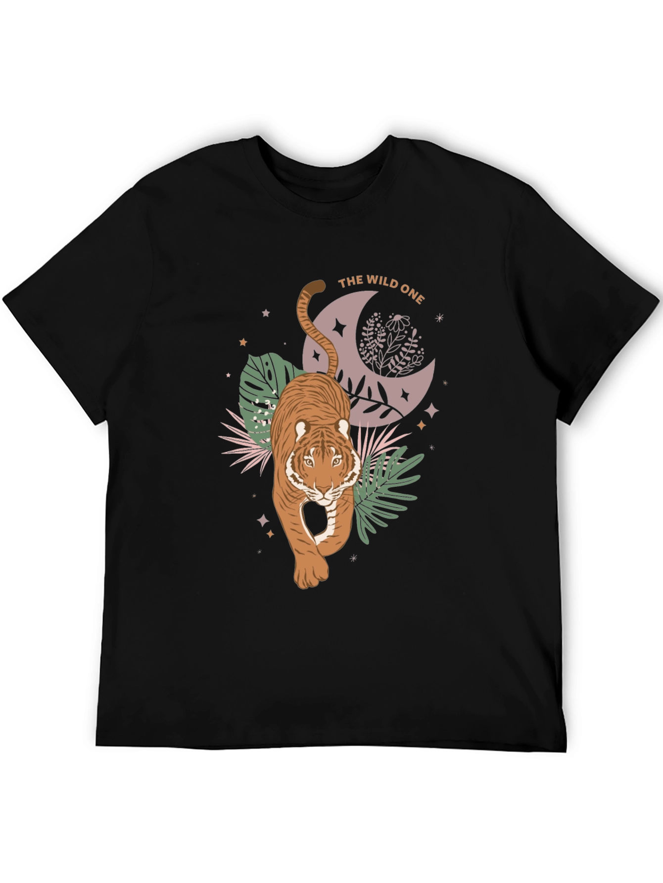 The Wild One Tiger Graphic Tee - Black