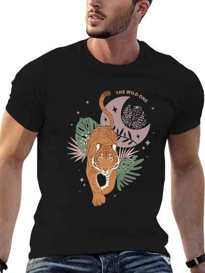 The Wild One Tiger Graphic Tee - Black