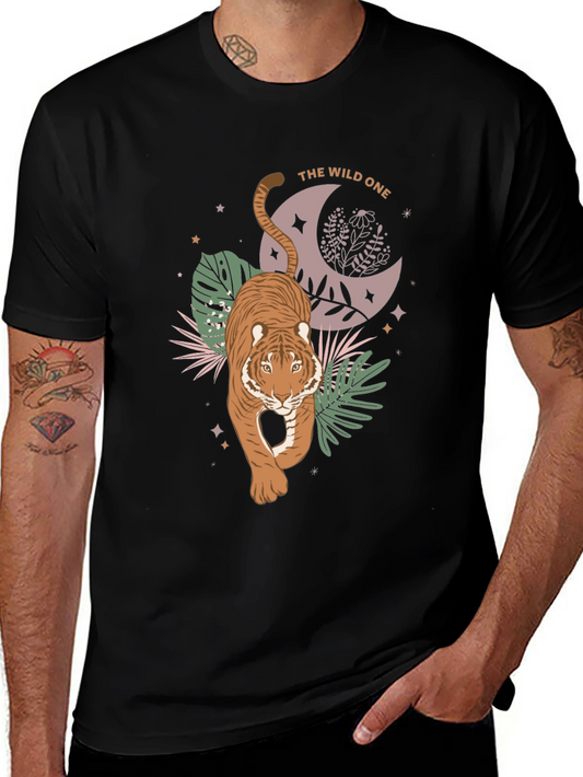 The Wild One Tiger Graphic Tee - Black