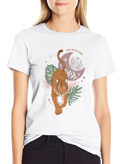 The Wild One Tiger Graphic Tee - Black