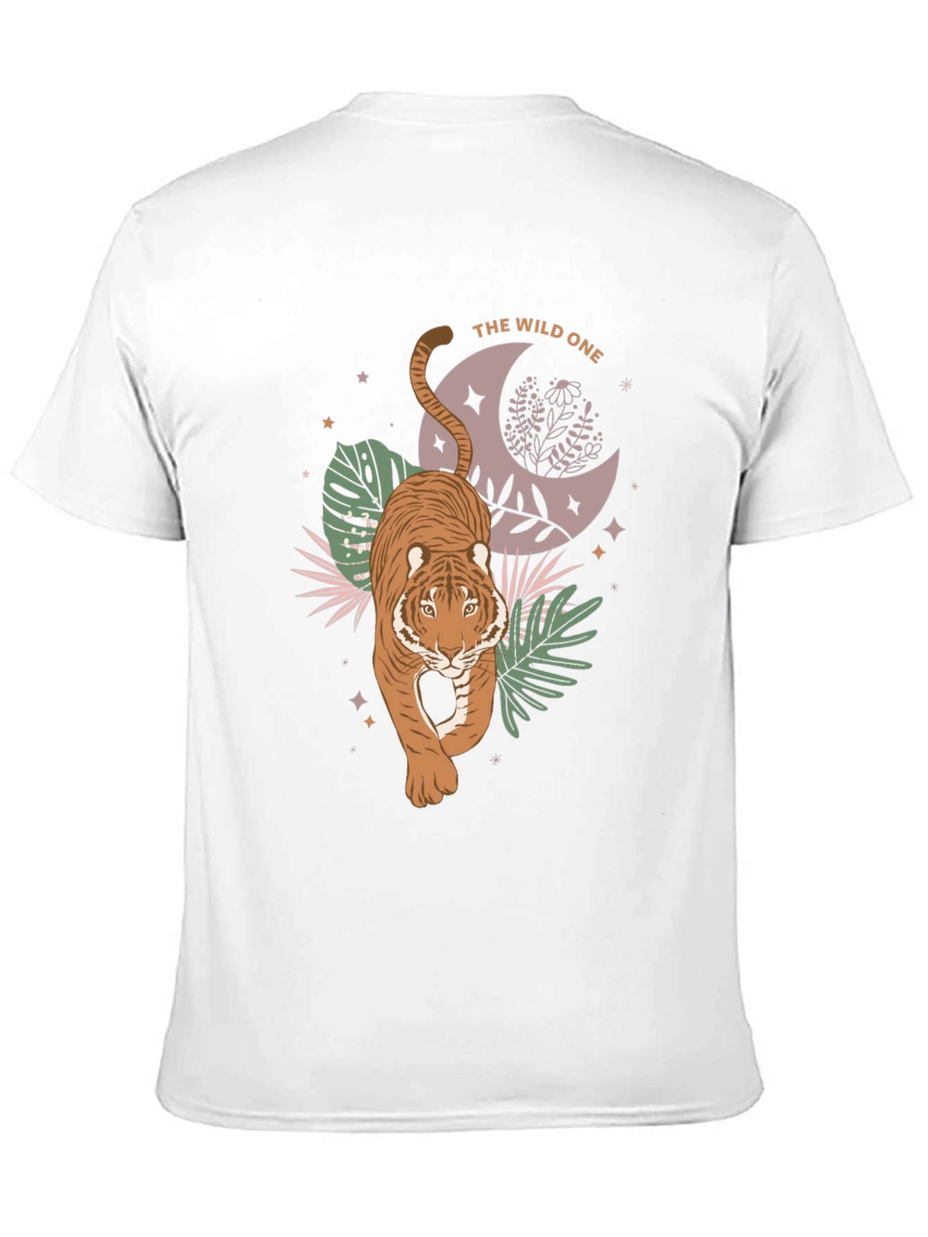 The Wild One Tiger Graphic Tee - Black