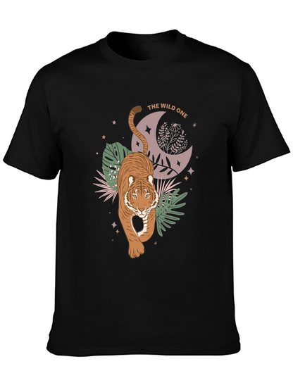 The Wild One Tiger Graphic Tee - Black