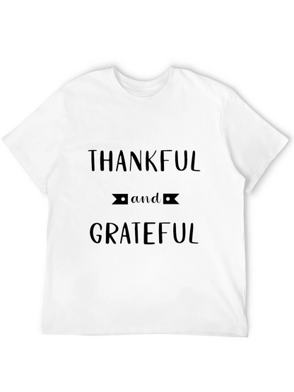 Thankful and Grateful Black T-Shirt