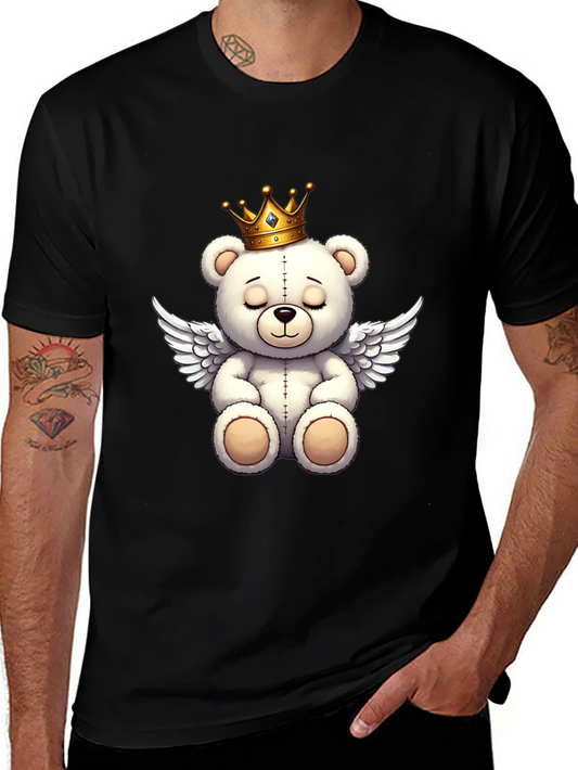 Teddy Bear Angel Graphic T-Shirt