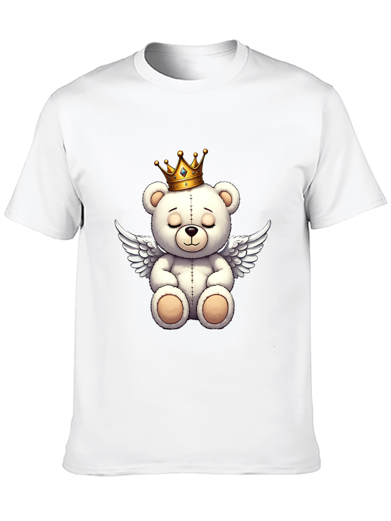 Teddy Bear Angel Graphic T-Shirt