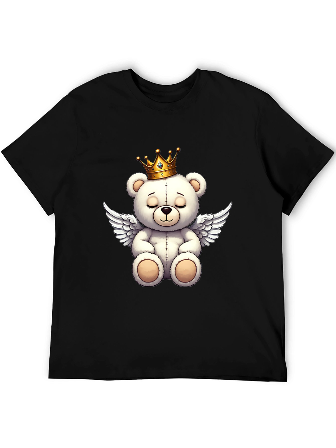 Teddy Bear Angel Graphic T-Shirt