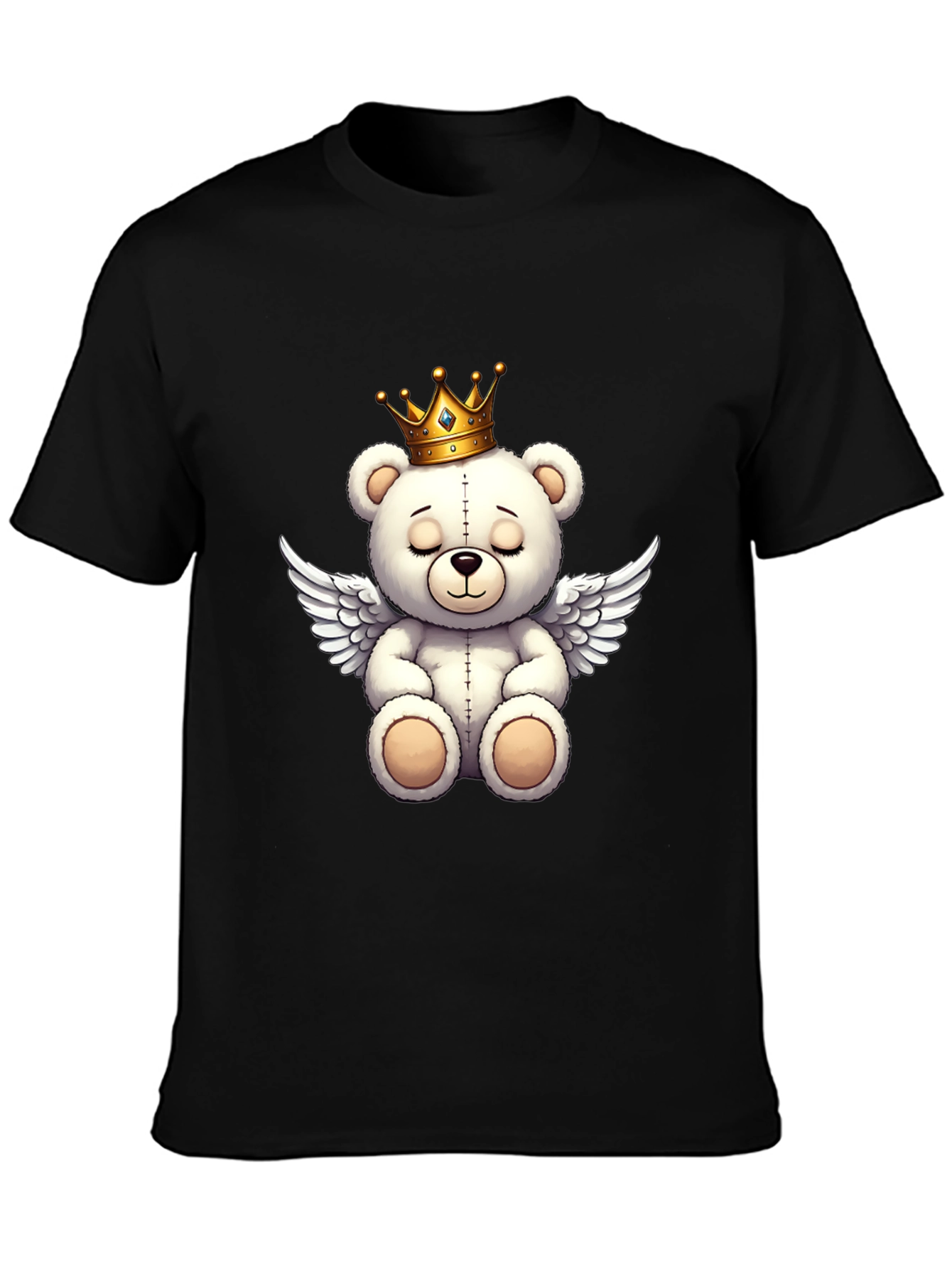 Teddy Bear Angel Graphic T-Shirt