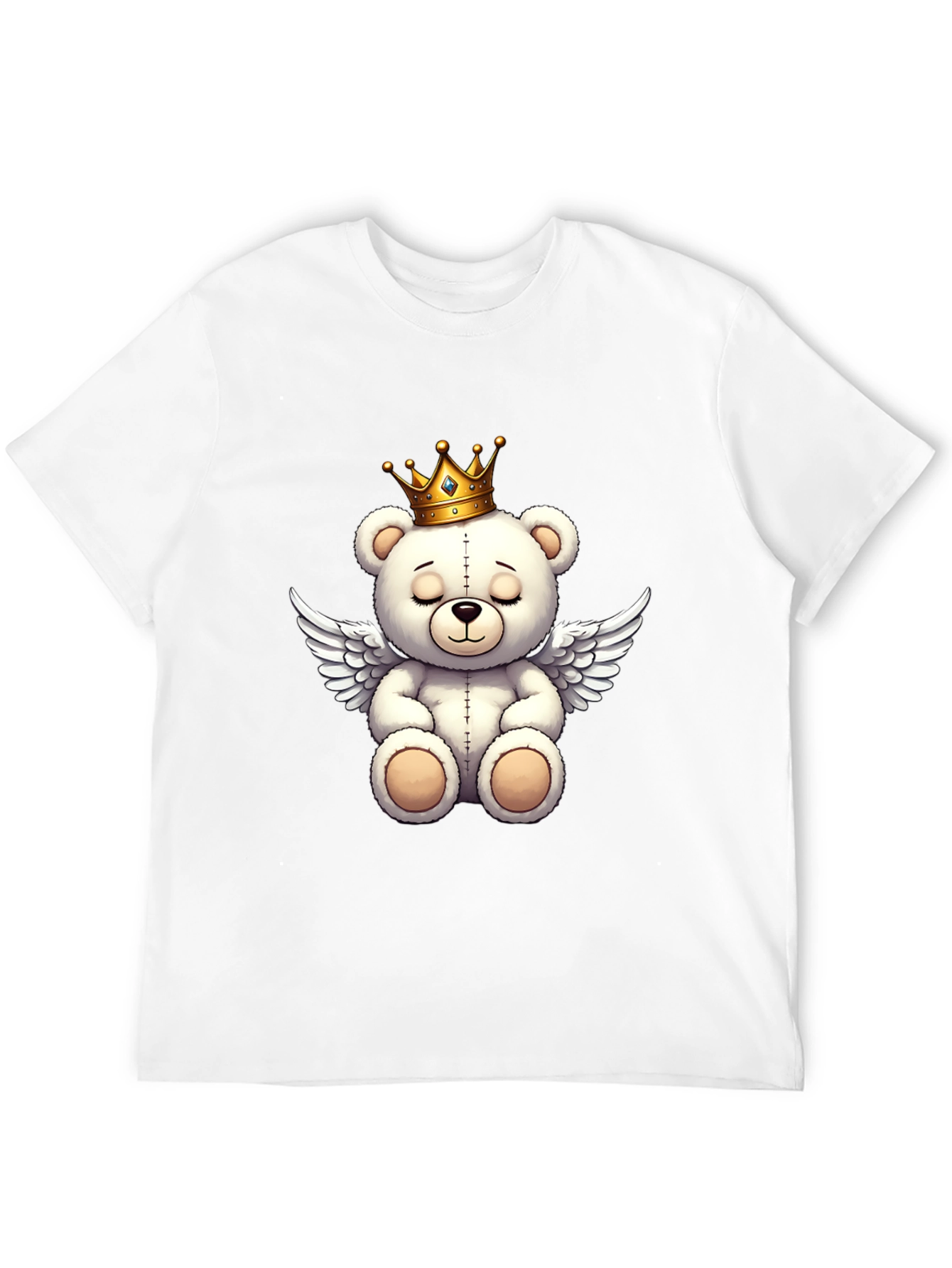 Teddy Bear Angel Graphic T-Shirt