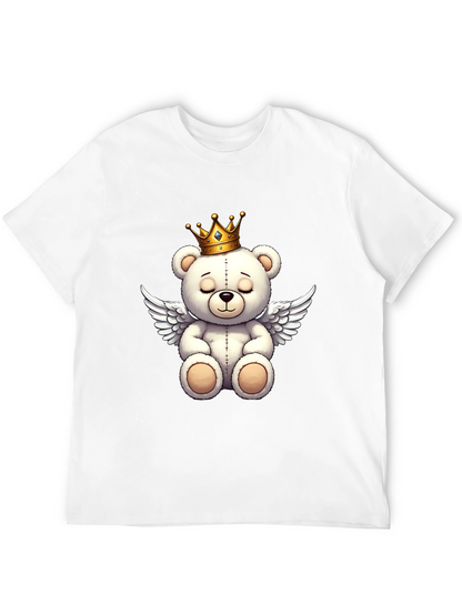 Teddy Bear Angel Graphic T-Shirt
