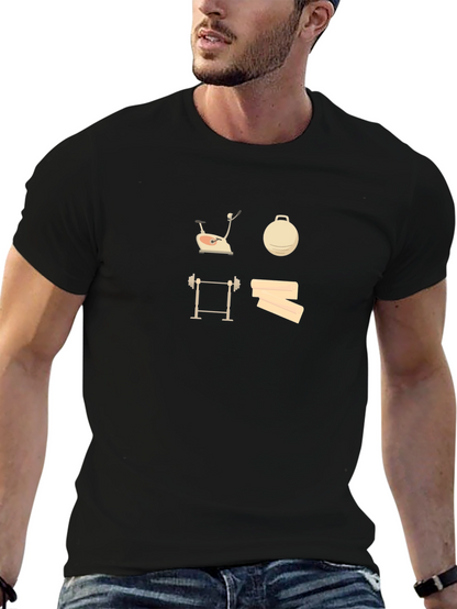 Workout Equipment Graphic Tee