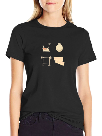 Workout Equipment Graphic Tee