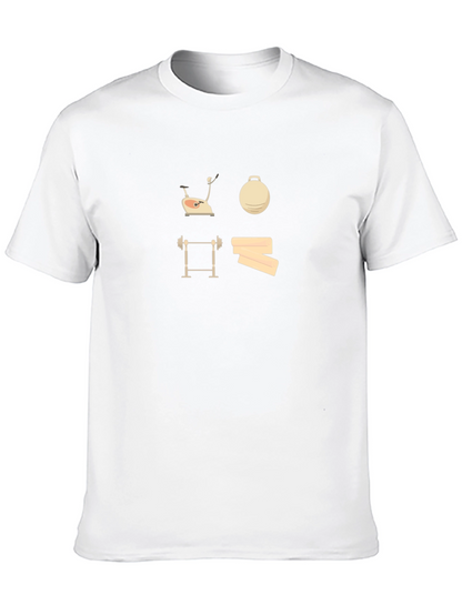 Workout Equipment Graphic Tee