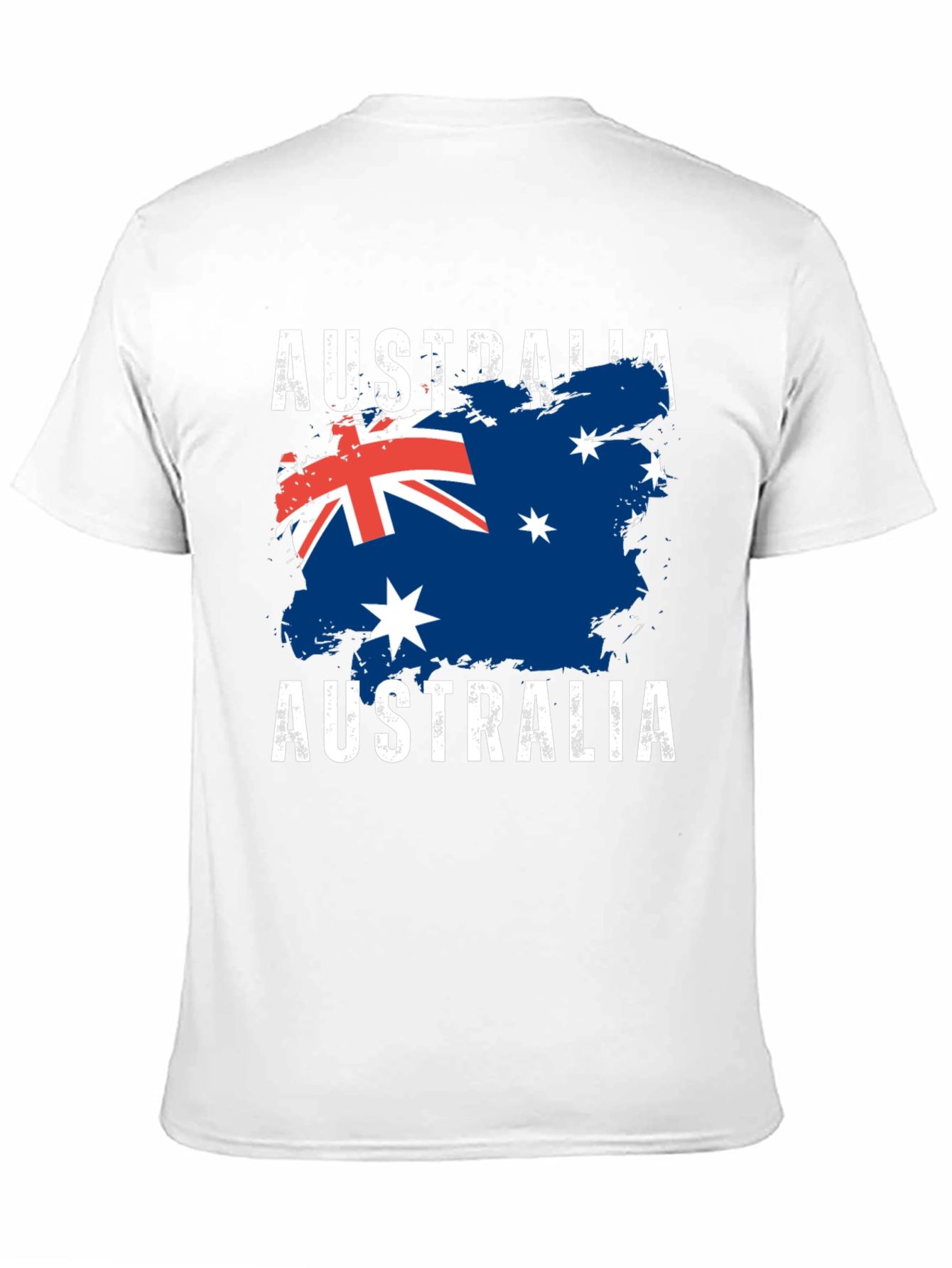 Australia Flag Graphic T-Shirt Black