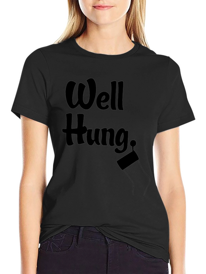 Well Hung Christmas Stocking Mens T-Shirt