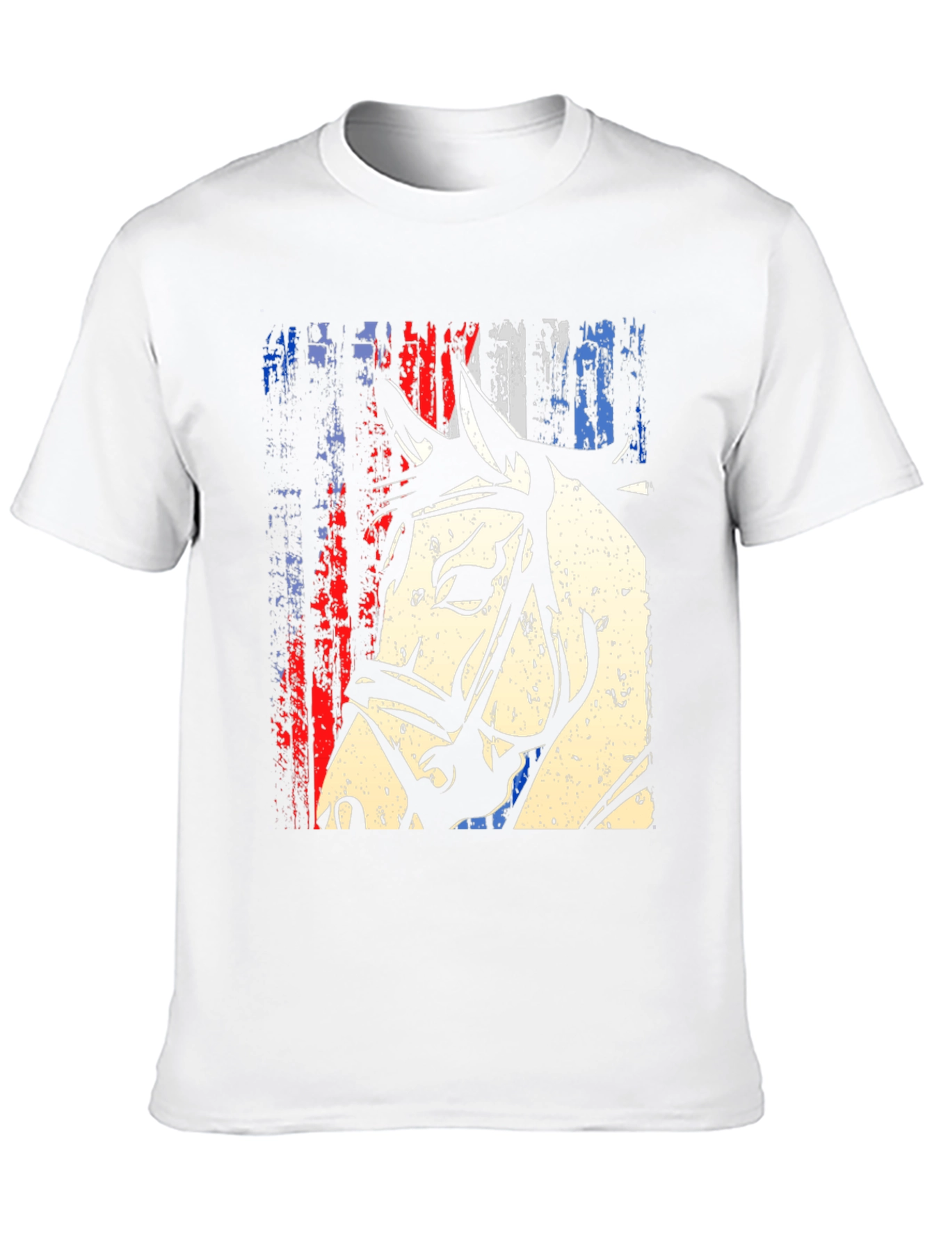 American Flag Horse Graphic T-Shirt