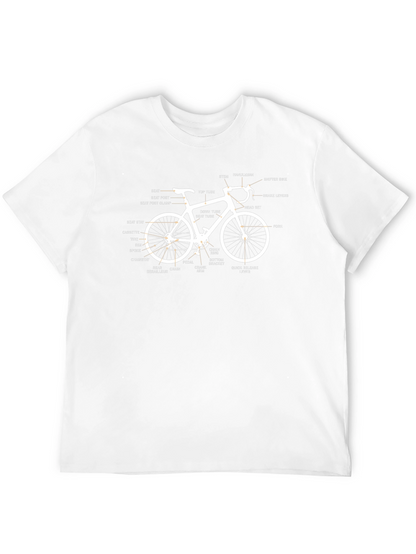 Anatomical Bike T-Shirt - Cycle Parts Diagram