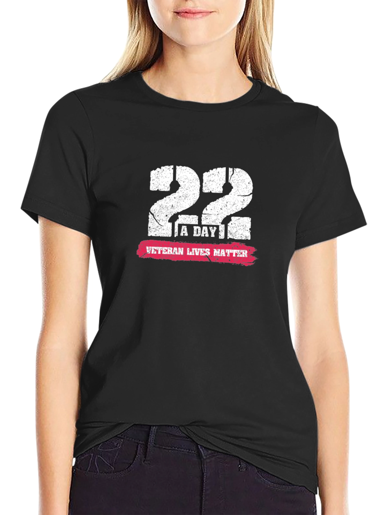 22 A Day Veteran Lives Matter Graphic Tee