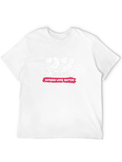 22 A Day Veteran Lives Matter Graphic Tee