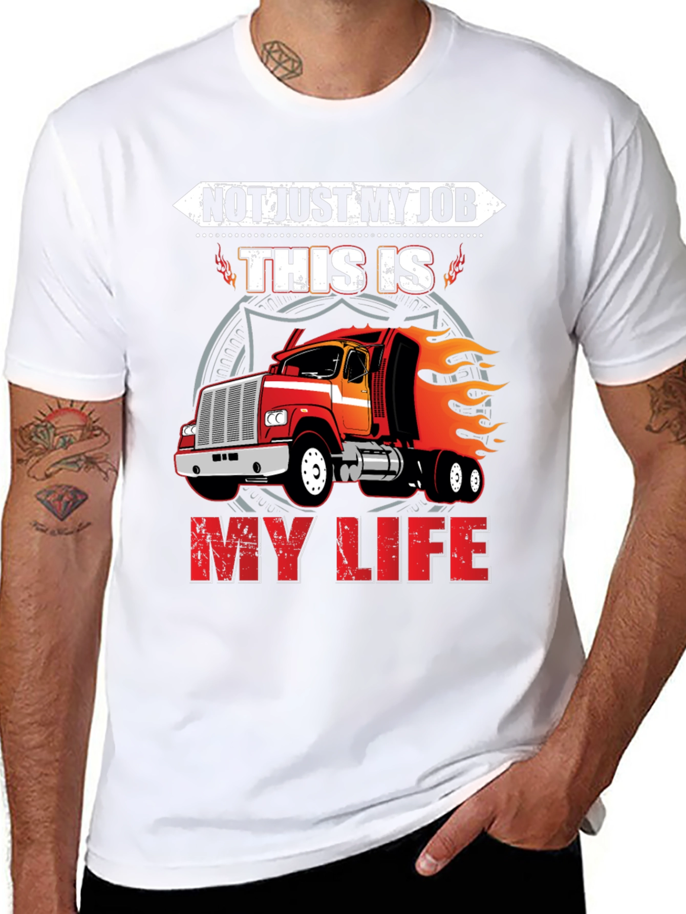 Trucker Life Graphic Tee