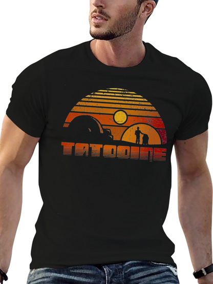 Tatooine Sunset T-Shirt: Star Wars Inspired Graphic Tee