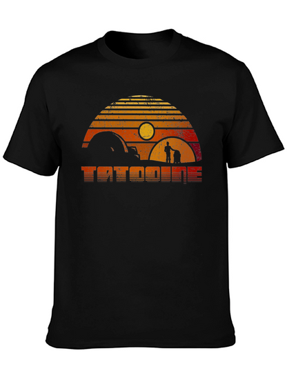 Tatooine Sunset T-Shirt: Star Wars Inspired Graphic Tee