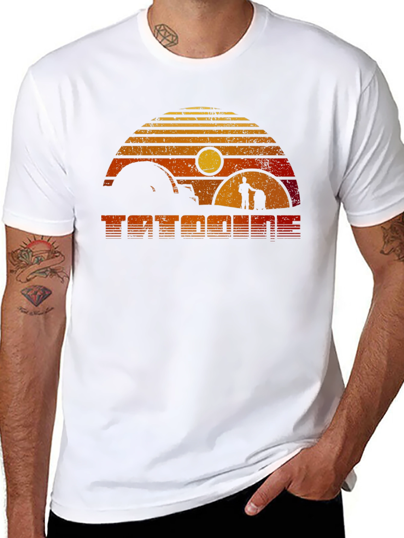 Tatooine Sunset T-Shirt: Star Wars Inspired Graphic Tee